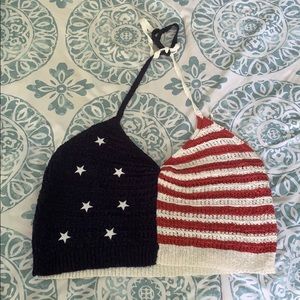American Flag Crop Top
